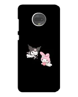 Чехол для Motorola MOTO G7 с картинкой «My Melody и Kuromi»