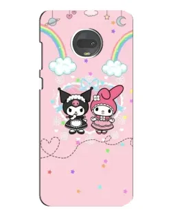 Чехол для Motorola MOTO G7 с картинкой «My Melody и Kuromi»