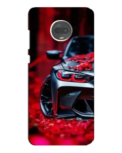 Чехол для Motorola MOTO G7 с картинкой «Спортивная BMW и цветы» Чехол для Motorola MOTO G7 с картинкой «Спортивная BMW и цветы»