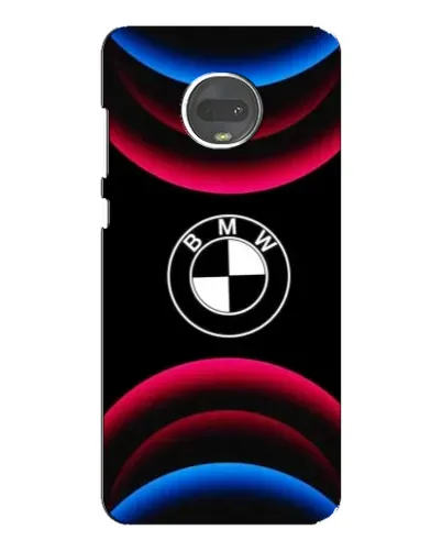 Чехол для Motorola MOTO G7 с картинкой «Логотип BMW и неоновые дуги» Чехол для Motorola MOTO G7 с картинкой «Логотип BMW и неоновые дуги»