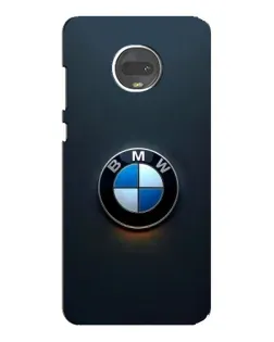 Чехол для Motorola MOTO G7 с картинкой «Логотип BMW — минимализм»