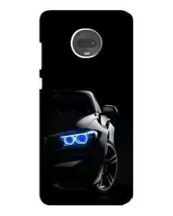 Чехол для Motorola MOTO G7 с картинкой «BMW — ночной взгляд»