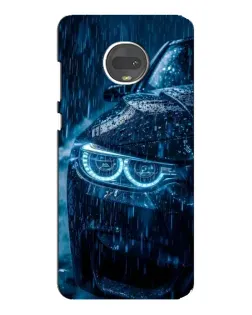 Чехол для Motorola MOTO G7 с картинкой «BMW под дождем»