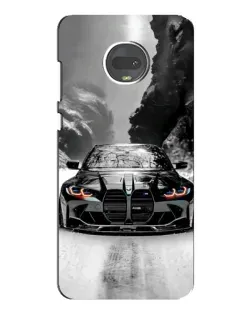 Чехол для Motorola MOTO G7 с картинкой «BMW — акварельный дрифт»