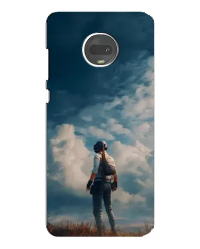 Чехол для Motorola MOTO G7 с картинкой «Герой PUBG на скале» Чехол для Motorola MOTO G7 с картинкой «Герой PUBG на скале»