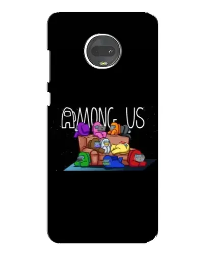 Чехол для Motorola MOTO G7 с картинкой «Логотип Among Us» Чехол для Motorola MOTO G7 с картинкой «Логотип Among Us»