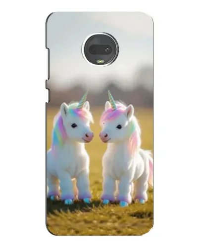 Чехол для Motorola MOTO G7 с картинкой «Пара единорогов» Чехол для Motorola MOTO G7 с картинкой «Пара единорогов»
