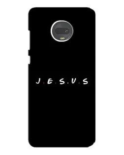 Чехол для Motorola MOTO G7 с картинкой «Точки веры J.E.S.U.S.»