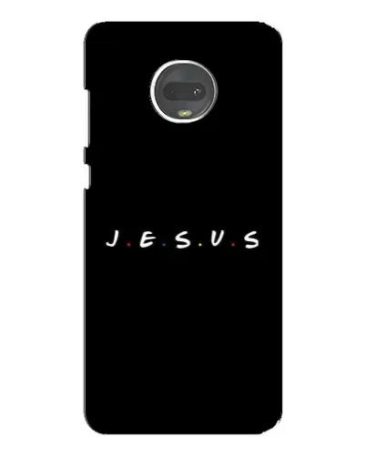 Чехол для Motorola MOTO G7 с картинкой «Точки веры J.E.S.U.S.»