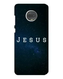 Чехол для Motorola MOTO G7 с картинкой «Звездное небо Jesus»