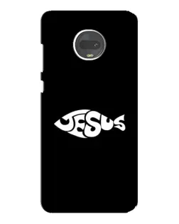 Чехол для Motorola MOTO G7 с картинкой «Рыба Jesus»