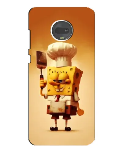 Чехол для Motorola MOTO G7 с картинкой «Губка Боб повар» Чехол для Motorola MOTO G7 с картинкой «Губка Боб повар»