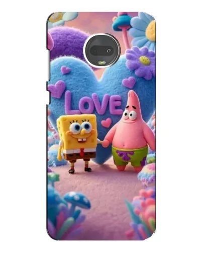 Чехол для Motorola MOTO G7 с картинкой «Губка Боб Патрик» Чехол для Motorola MOTO G7 с картинкой «Губка Боб Патрик»