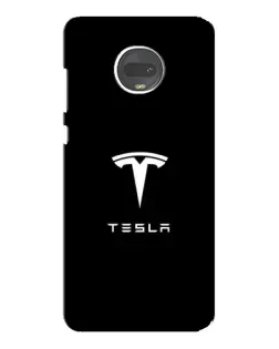 Чехол для Motorola MOTO G7 с картинкой «Tesla White Logo» Чехол для Motorola MOTO G7 с картинкой «Tesla White Logo»
