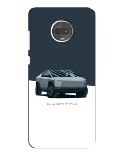 Чехол для Motorola MOTO G7 с картинкой «Серебристый Cybertruck Tesla» Чехол для Motorola MOTO G7 с картинкой «Серебристый Cybertruck Tesla»