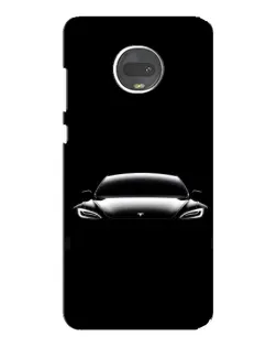 Чехол для Motorola MOTO G7 с картинкой «Фары Tesla Night» Чехол для Motorola MOTO G7 с картинкой «Фары Tesla Night»