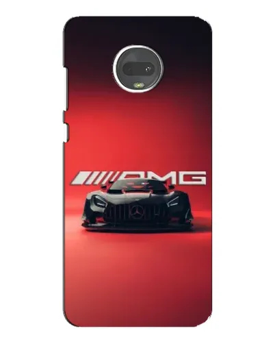 Чехол для Motorola MOTO G7 с картинкой «Mercedes AMG — красная линия»