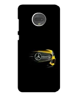 Чехол для Motorola MOTO G7 с картинкой «Mercedes — ретро стиль»