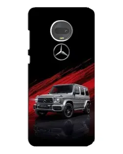 Чехол для Motorola MOTO G7 с картинкой «Mercedes G-Class красный»