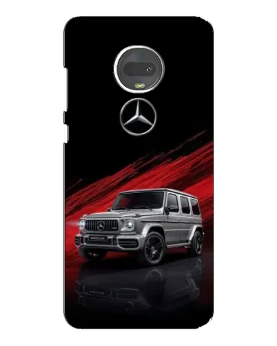 Чехол для Motorola MOTO G7 с картинкой «Mercedes G-Class красный»