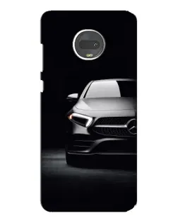 Чехол для Motorola MOTO G7 с картинкой «Свет фар Mercedes»