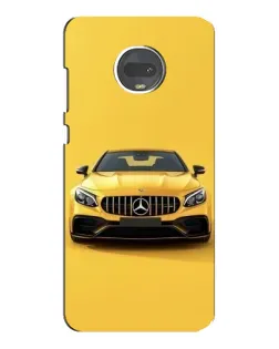 Чехол для Motorola MOTO G7 с картинкой «Желтый Mercedes GT»