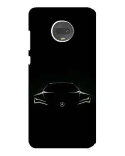 Чехол для Motorola MOTO G7 с картинкой «Mercedes — силуэт авто» Чехол для Motorola MOTO G7 с картинкой «Mercedes — силуэт авто»