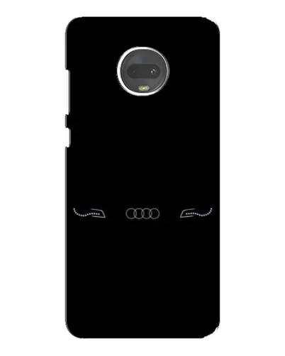 Чехол для Motorola MOTO G7 с картинкой «Audi — световой подпись»