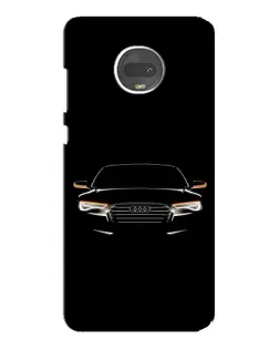 Чехол для Motorola MOTO G7 с картинкой «Audi — ночной контур» Чехол для Motorola MOTO G7 с картинкой «Audi — ночной контур»