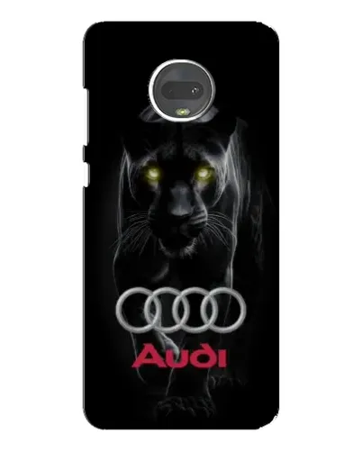 Чехол для Motorola MOTO G7 с картинкой «Пантера и Audi»