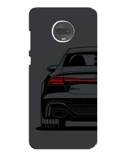 Чехол для Motorola MOTO G7 с картинкой «Задняя часть Audi — арт»