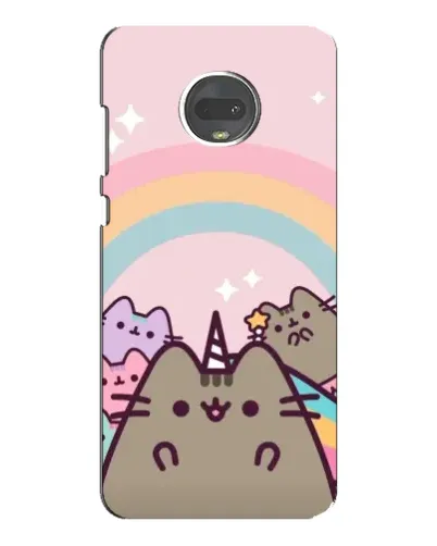 Чехол для Motorola MOTO G7 с картинкой «Единорог Pusheen»