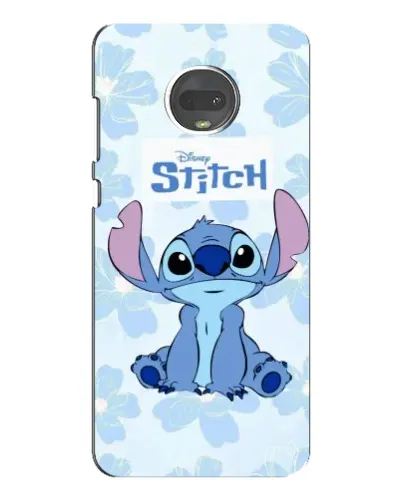 Чехол для Motorola MOTO G7 с картинкой «Stitch среди цветов» Чехол для Motorola MOTO G7 с картинкой «Stitch среди цветов»