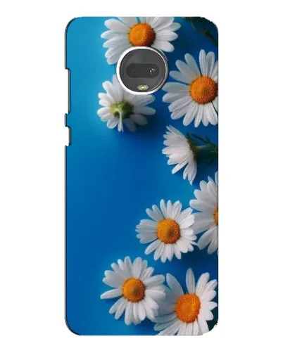 Чехол для Motorola MOTO G7 с картинкой «Белоснежные маргаритки»