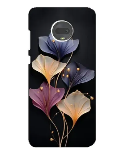 Чехол для Motorola MOTO G7 с картинкой «Лиловые цветы грации»