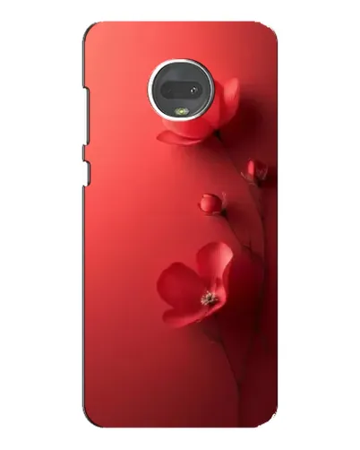Чехол для Motorola MOTO G7 с картинкой «Маковые соцветия»