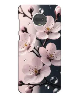 Чехол для Motorola MOTO G7 с картинкой «Нежная сакура и капли» Чехол для Motorola MOTO G7 с картинкой «Нежная сакура и капли»