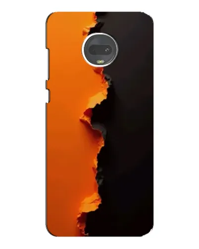 Чехол для Motorola MOTO G7 с картинкой «Оранжевый разлом» Чехол для Motorola MOTO G7 с картинкой «Оранжевый разлом»