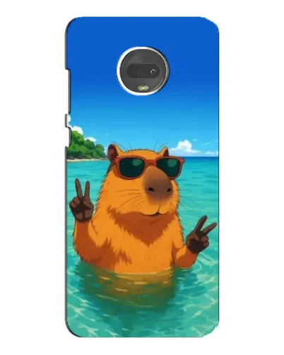 Чехол для Motorola MOTO G7 с картинкой «Морская капибара» Чехол для Motorola MOTO G7 с картинкой «Морская капибара»