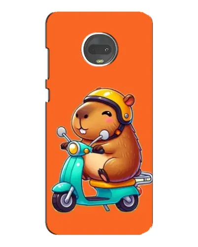 Чехол для Motorola MOTO G7 с картинкой «Капибара на скутере» Чехол для Motorola MOTO G7 с картинкой «Капибара на скутере»