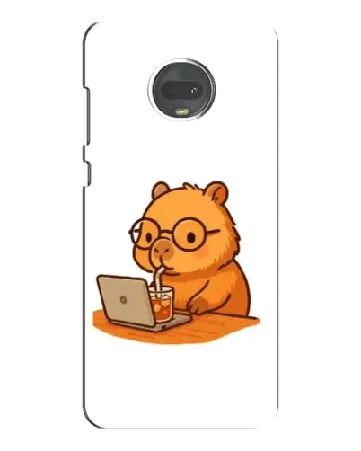 Чехол для Motorola MOTO G7 с картинкой «Капибара с ноутбуком» Чехол для Motorola MOTO G7 с картинкой «Капибара с ноутбуком»
