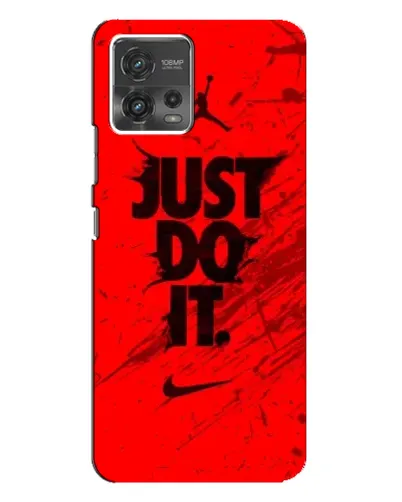Чехол для Motorola MOTO G72 с картинкой «Nike Just Do It» Чехол для Motorola MOTO G72 с картинкой «Nike Just Do It»