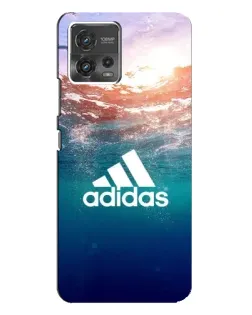 Чехол для Motorola MOTO G72 с картинкой «Океанская глубина адидас»