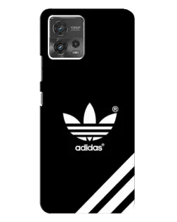 Чехол для Motorola MOTO G72 с картинкой «Adidas с диагональными полосами»