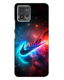 Чехол для Motorola MOTO G72 с картинкой «Огненный логотип Nike» Чехол для Motorola MOTO G72 с картинкой «Огненный логотип Nike»