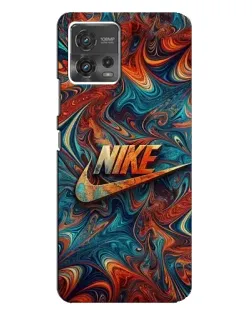 Чехол для Motorola MOTO G72 с картинкой «Nike в абстракции» Чехол для Motorola MOTO G72 с картинкой «Nike в абстракции»