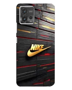 Чехол для Motorola MOTO G72 с картинкой «Золотой Nike на металле» Чехол для Motorola MOTO G72 с картинкой «Золотой Nike на металле»