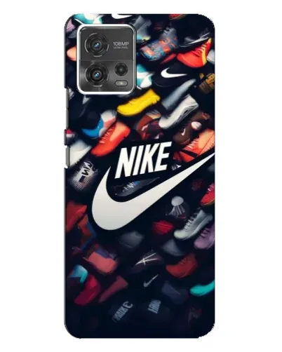 Чехол для Motorola MOTO G72 с картинкой «Коллекция кроссовок Nike» Чехол для Motorola MOTO G72 с картинкой «Коллекция кроссовок Nike»