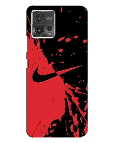 Чехол для Motorola MOTO G72 с картинкой «Красные брызги Nike» Чехол для Motorola MOTO G72 с картинкой «Красные брызги Nike»