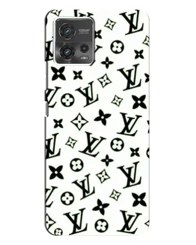 Чехол для Motorola MOTO G72 с картинкой «Монохромный хаос LV» Чехол для Motorola MOTO G72 с картинкой «Монохромный хаос LV»